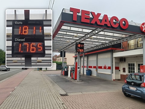 In dit Texaco-tankstation langs de Bergensesteenweg in Lot betaal je dinsdag slechts 1,765 euro voor een liter diesel.