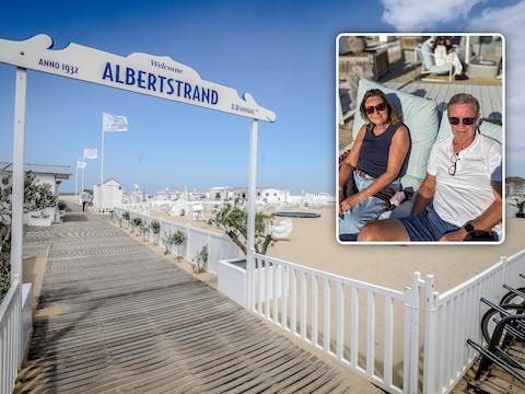 De emoties over de nieuwe strandconcessies leven ook op het strand van Knokke. Inzet: strandgangers Dany en Kaat Verlinden reageren ontgoocheld.