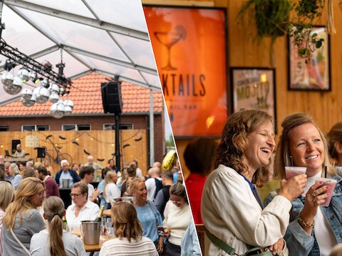 De eerste editie van de afterwork van de Worstenfeesten was een groot succes.