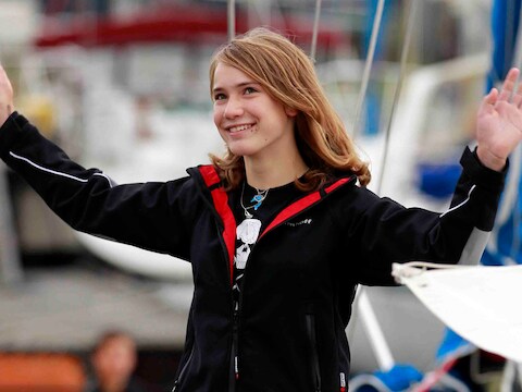 Laura Dekker, foto genomen in augustus.