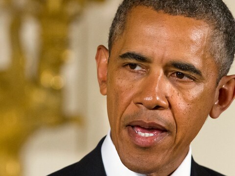 De Amerikaanse president Barack Obama.