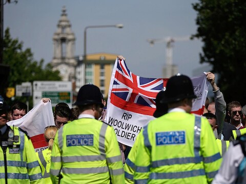 Vandaag werd de militait herdacht die woensdag werd gedood in de wijk Woolwich.