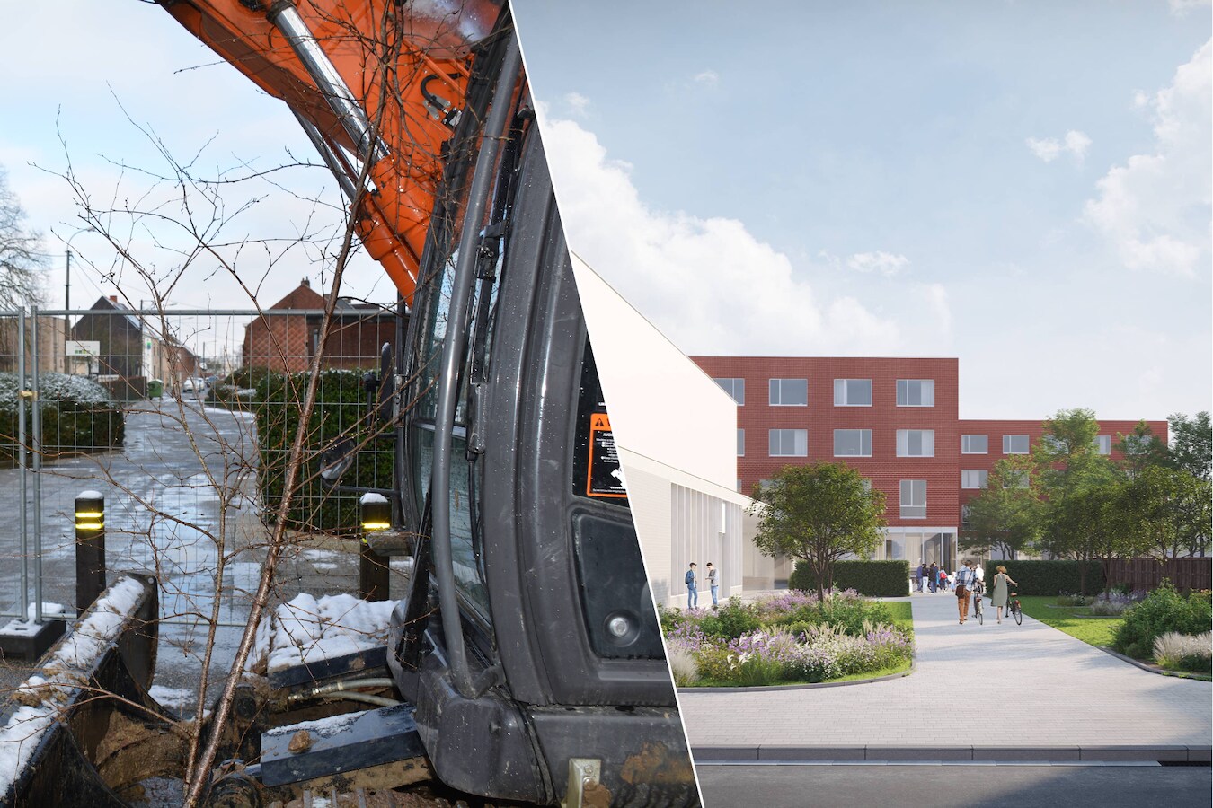 Heraanleg groene corridor tussen BS De Toekomst en Atheneum gestart ...