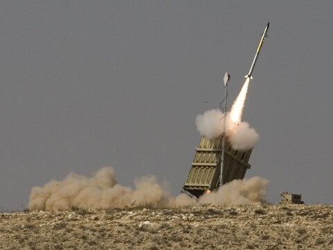 Archiefbeeld van een Israëlische afweerraket.