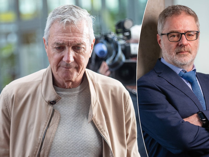 Onze justitie-expert Erwin Verhoeven legt uit waarom Eddy Snelders, hier in mei 2025 bij aankomst in de rechtbank, wel degelijk naar de gevangenis moest.
