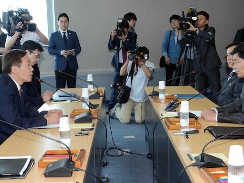 Een nieuwe gespreksronde tussen Noord- en Zuid-Korea over het industriecomplex liep opnieuw af met een sisser.