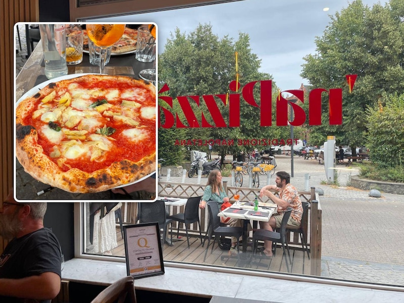RESTOTIP. ‘naPizzà in Etterbeek serveert authentieke Napolitaanse pizza’s op een gezellig stadspleintje