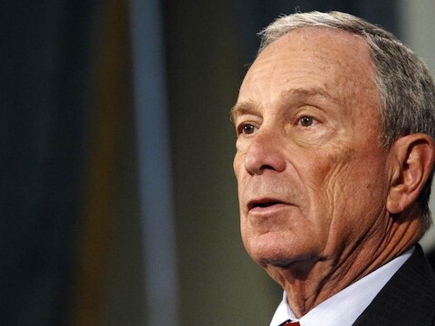 De burgemeester van New York Michael Bloomberg.