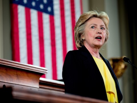 Presidentskandidaat Hillary Clinton