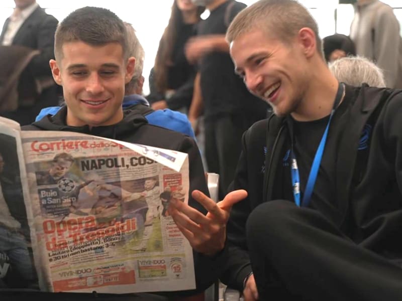 Nicolò Tresoldi en Romeo Vermant.