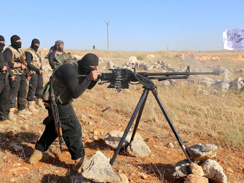 Rebellen in Aleppo.
