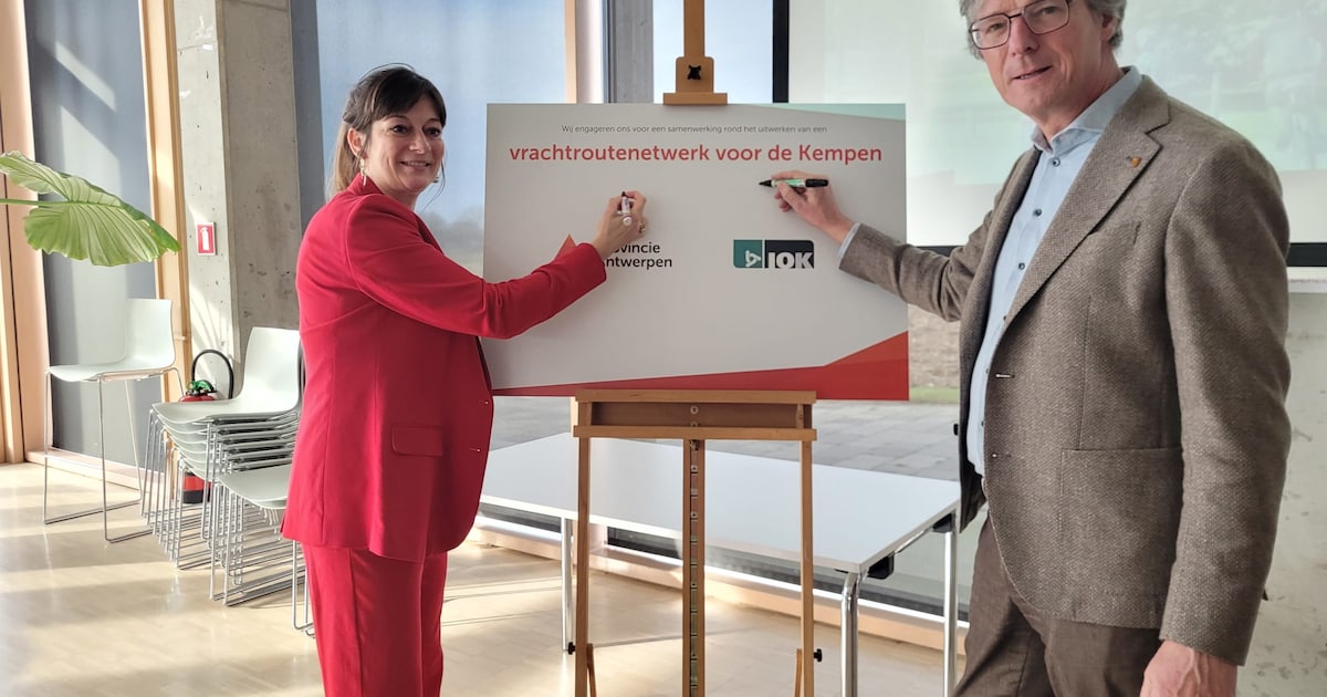 Kempische gemeenten zetten samen met de provincie Antwerpen en IOK in op slimme en veilige vrachtrou