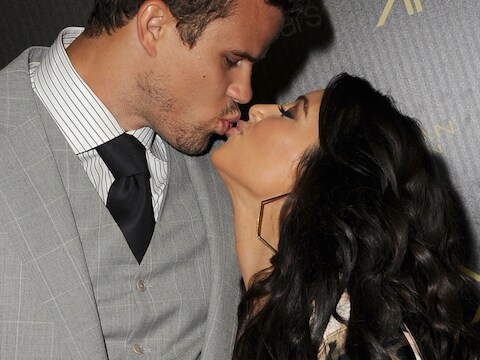 Kris Humphries en Kim Kardashian in gelukkigere tijden.