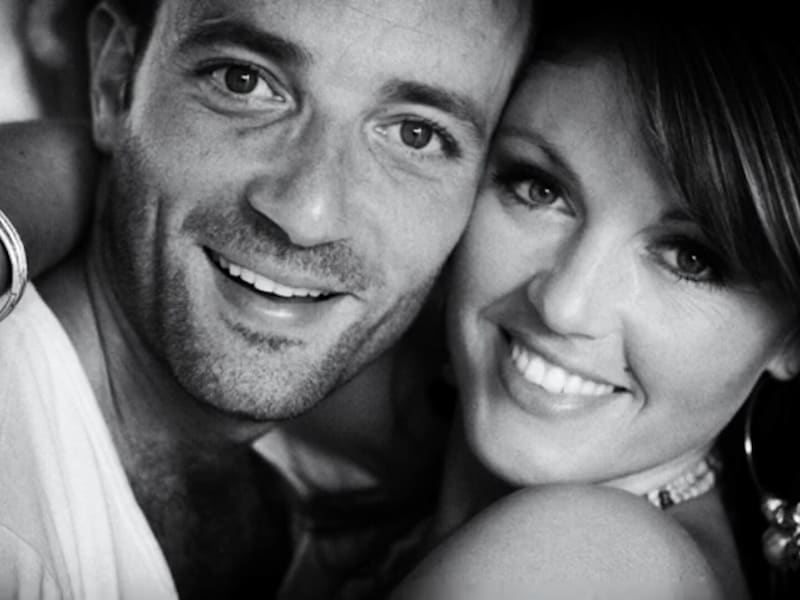 Belle Perez en haar man Wouter