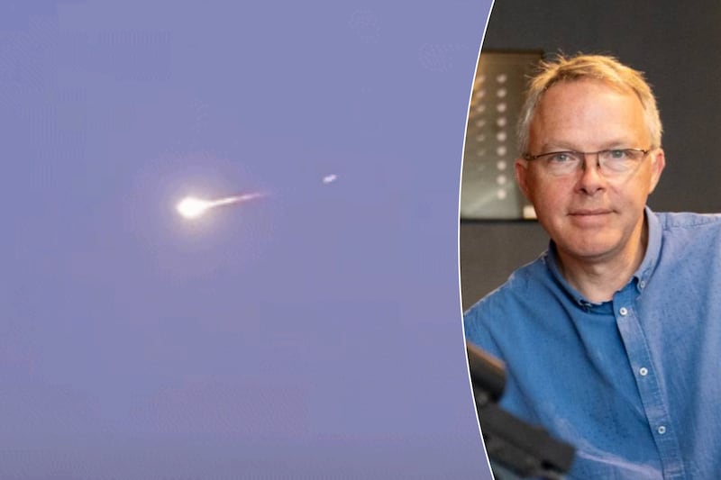 Marc Van den Broeck van Volkssterrenwacht Urania legt uit wat die vuurbol aan de hemel was.