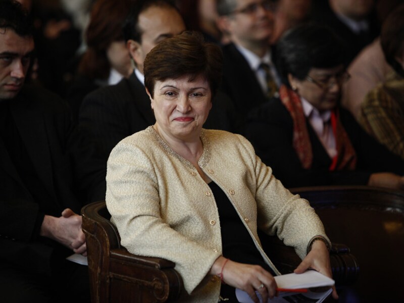Eurocommissaris Kristalina Georgieva (Humanitaire Hulp)