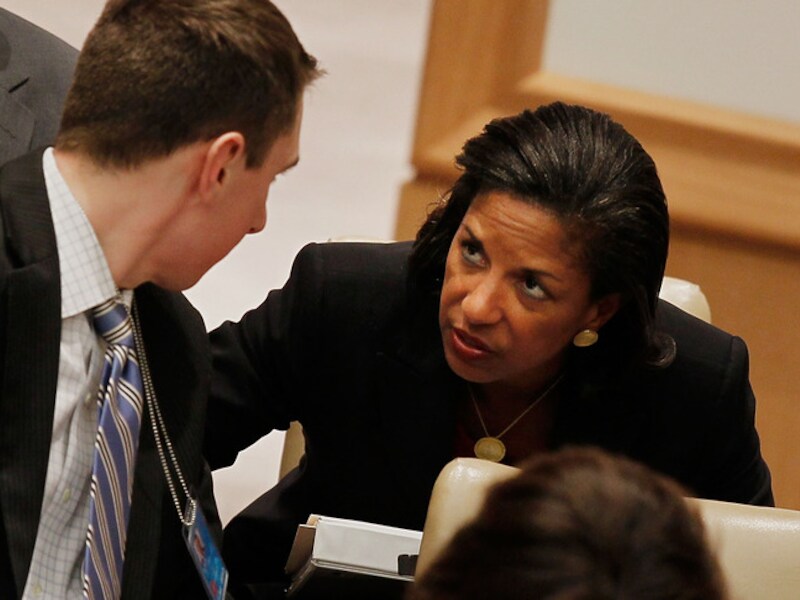 Susan Rice, VS-ambassadrice bij de Verenigde Naties.