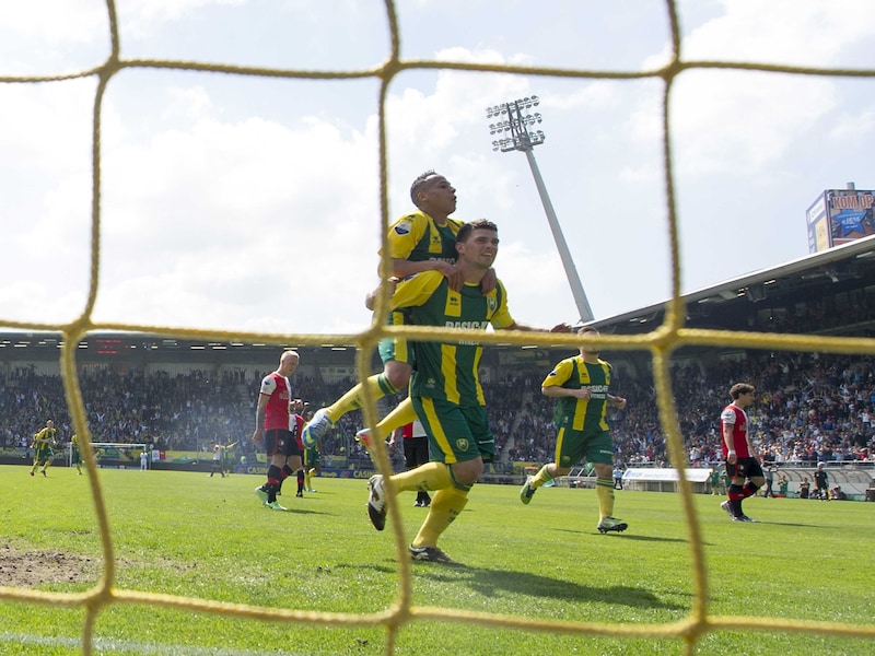 ADO won zondag met 2-0 van Feyenoord.