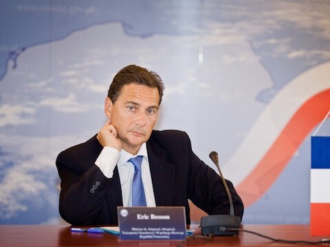 Minister van Migratie Eric Besson.