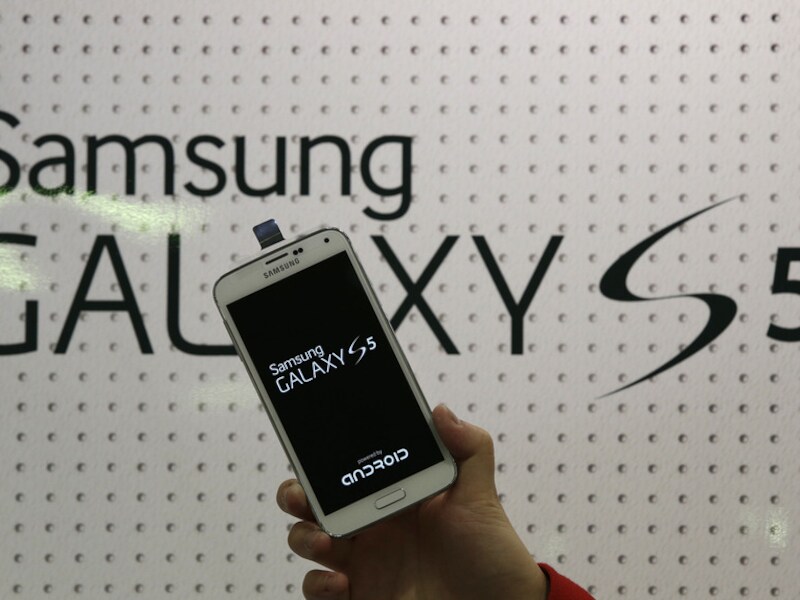 De Samsung S5, die bij ons vanaf 11 april te koop is