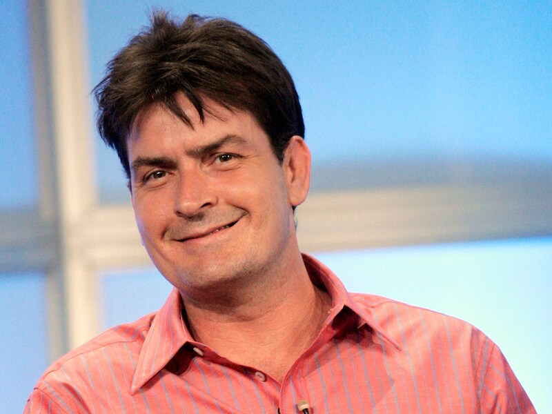 Charlie Sheen op een archieffoto uit 2005.