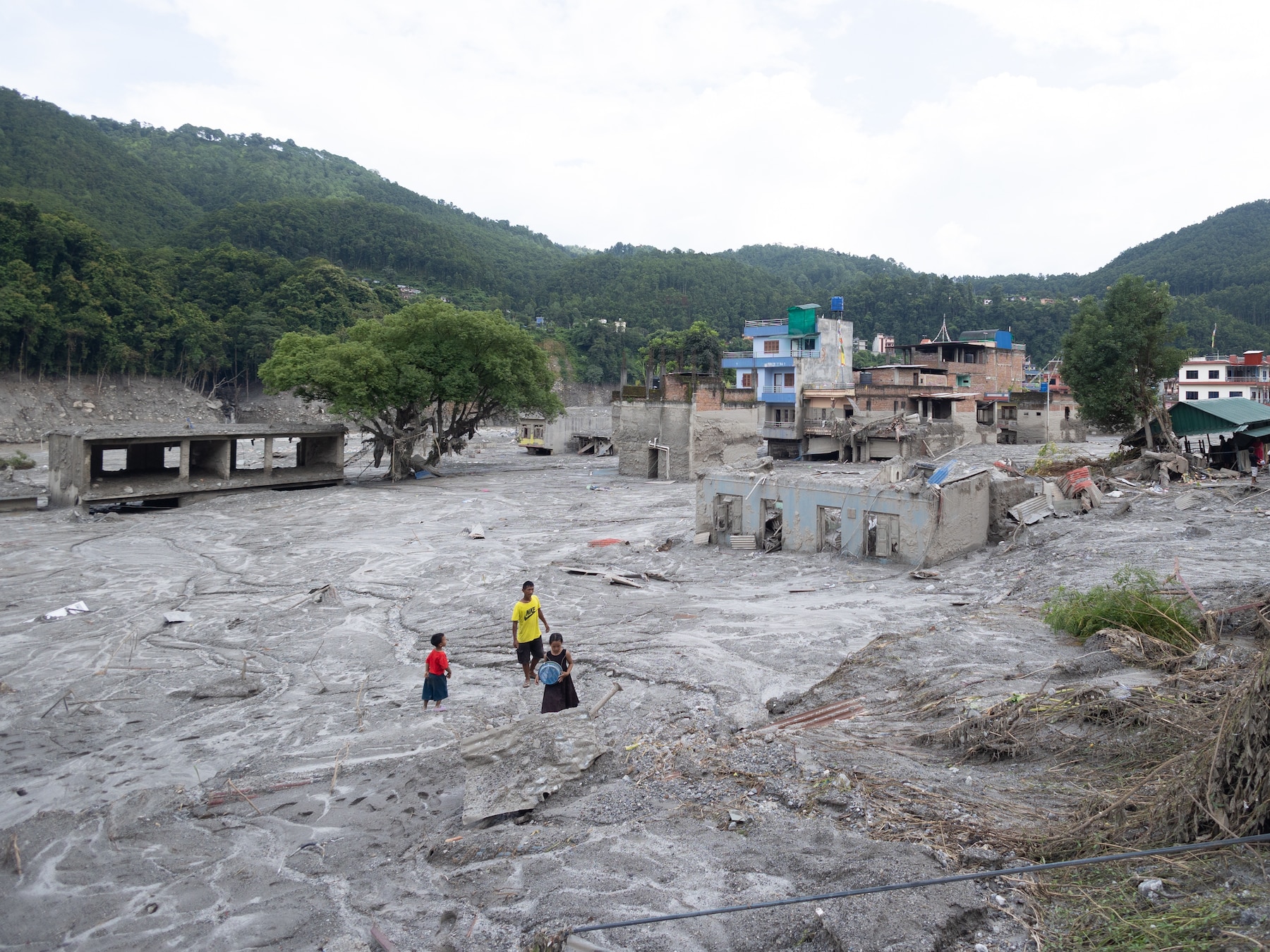 Dodentol na overstromingen in Nepal en Tibet loopt op tot 1.280: meer dan 5.600 mensen vermist