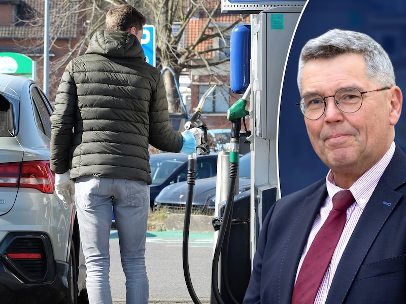 Johan Mattart van de federatie van brandstofhandelaars (rechts) vindt dat de overheid de accijnzen moet verlagen.