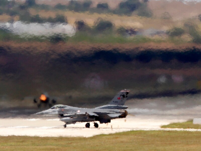 Archiefbeeld van Turkse F-16.