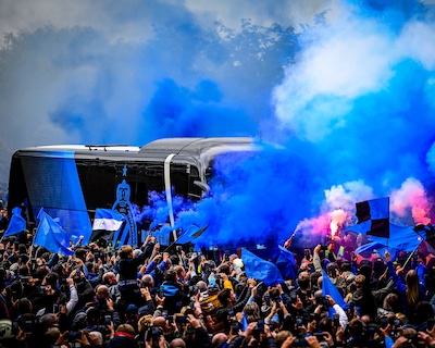 Een eventueel volksfeest is voor zondag: spelersbus Club Brugge rijdt bij titel niet langs Jan Breydelstadion