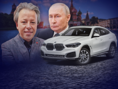 De Belgische autodesigner Pierre Leclercq werd door Poetin tot Rus uitgeroepen — wellicht omdat hij ooit de BMW X6 ontwierp.