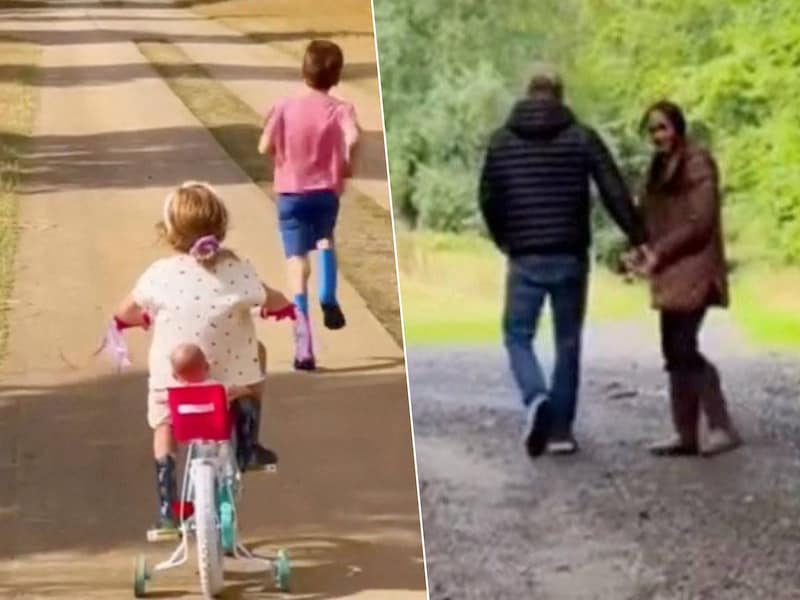 Meghan Markle deelde eerder een video van haar gezin in het Verenigd Koninkrijk.