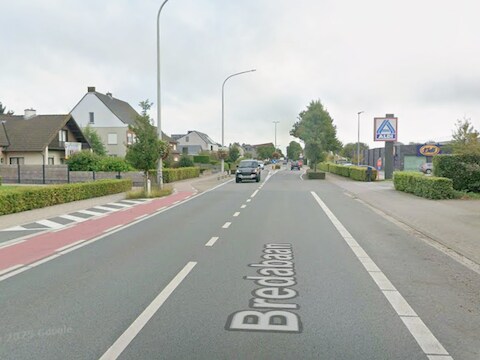 De werken vinden plaats in de Bredabaan in Wuustwezel. 
