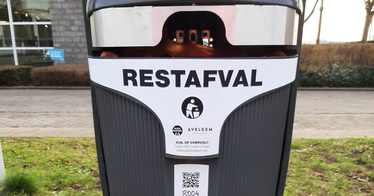 Heb jij ze al gezien? Vuilnisbakken hebben nu QR-codes zodat inwoners ...