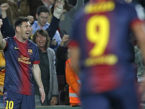 Messi was opnieuw belangrijk voor Barça.