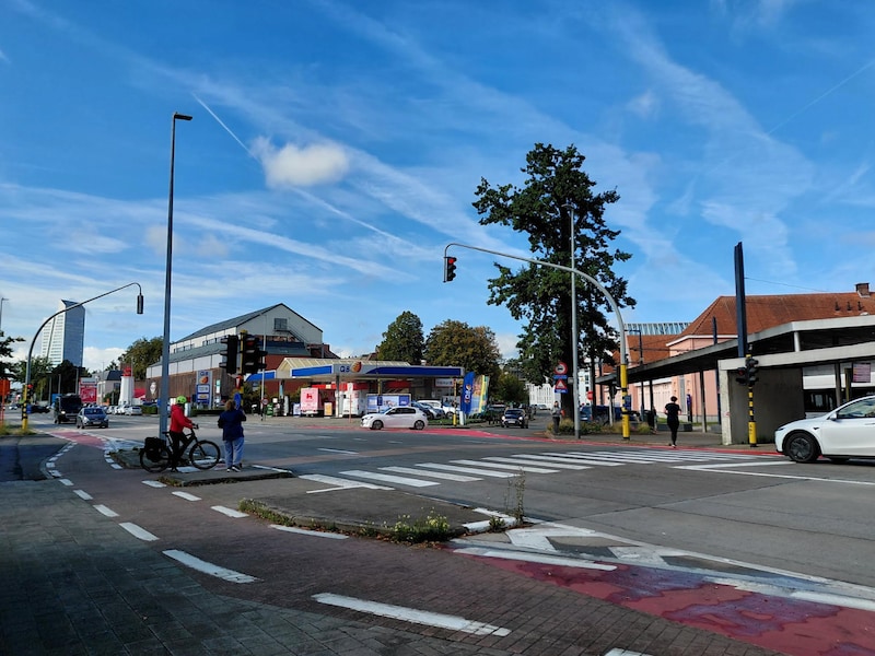 Het betreffende kruispunt