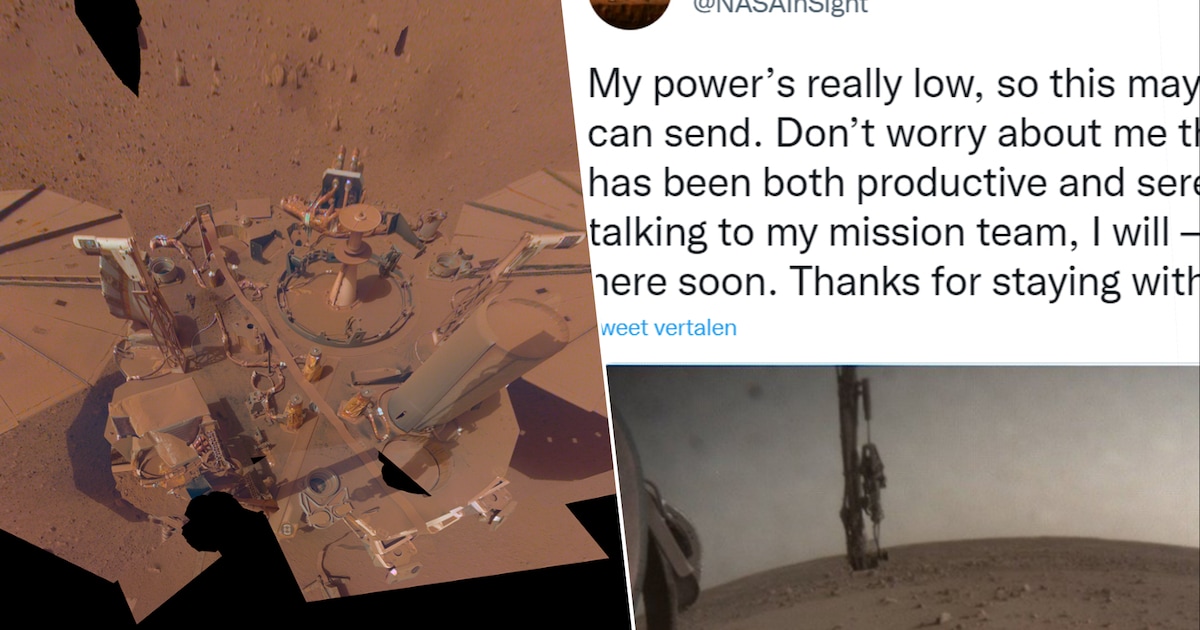 NASA’s marsrobot neemt afscheid van rode planeet via Twitter: “Ik hoop ...