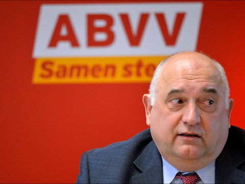 Rudy De Leeuw, voorzitter van het ABVV.