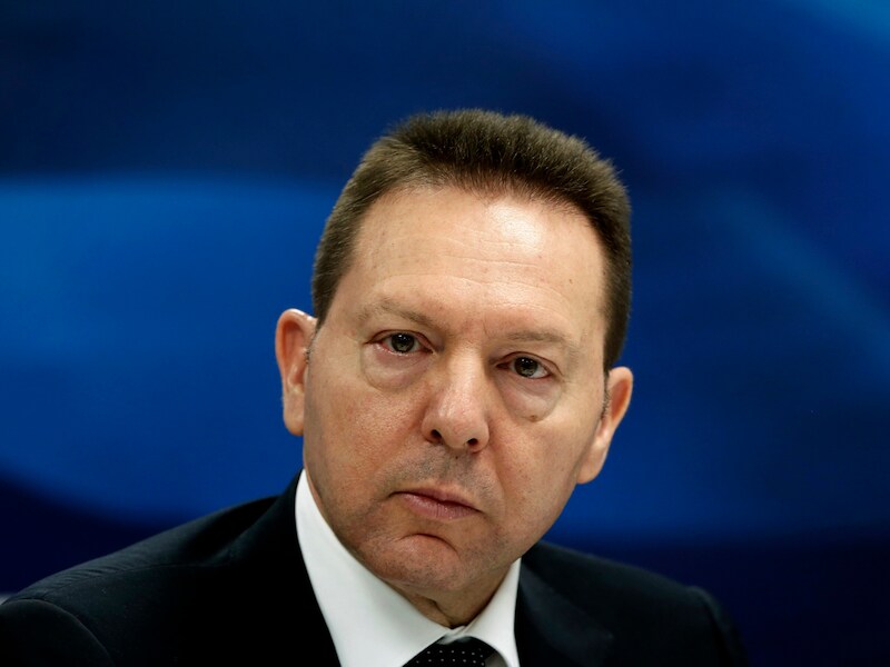 De Griekse minister van Financiën Yannis Stournaras.