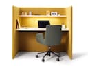 Geel-grijs in je bureau.
