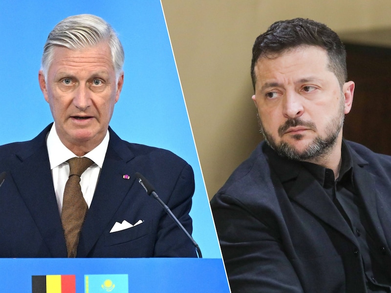 Koning Filip / President Zelensky 