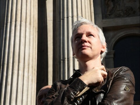 Julian Assange, de stichter van WikiLeaks.