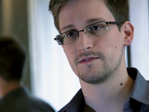 Klokkenluider Edward Snowden.