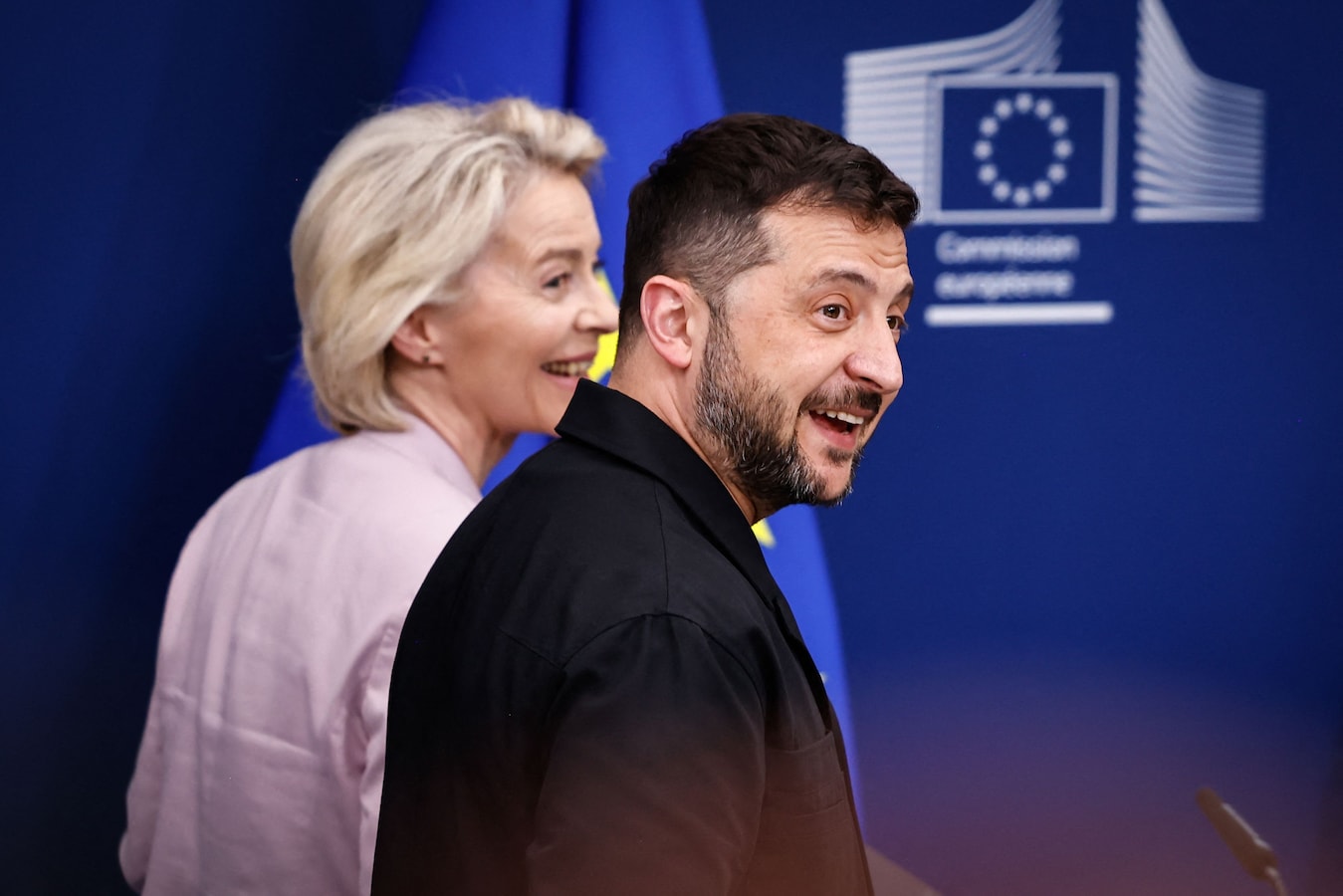 Waarom reizen er 7 Europese leiders mee met Zelensky naar Trump? “Met het  doel ruzie en een fiasco te vermijden, had dit klassieke trio volstaan” |  Foto | hln.be