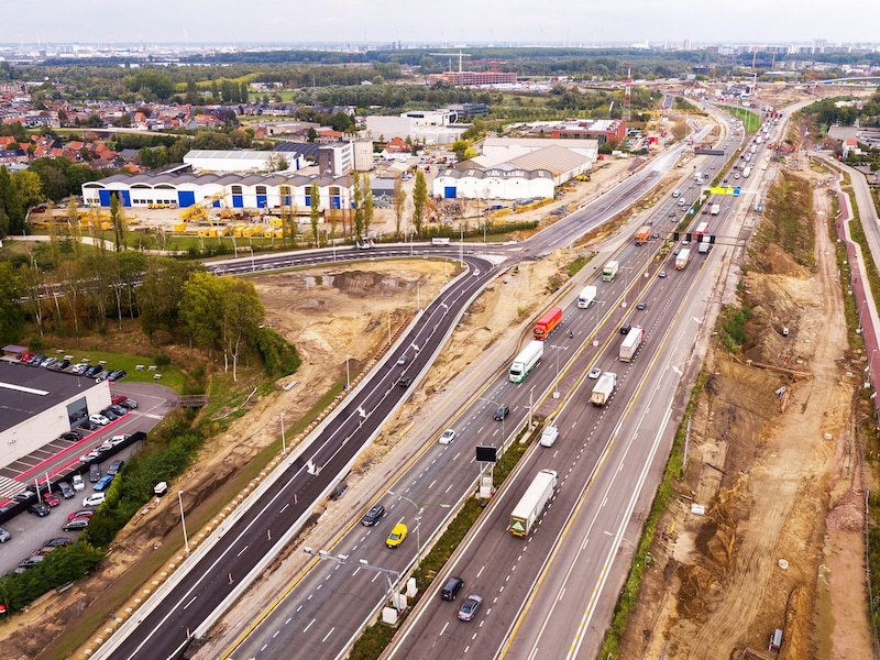 De E17 in Zwijndrecht (illustratiebeeld).