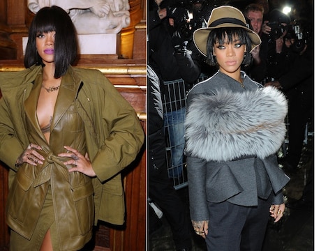 Rihanna in Parijs.