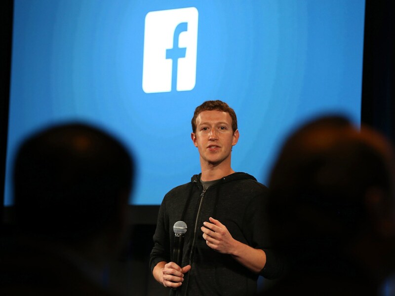 Mark Zuckerber, bedenker en CEO van Facebook.