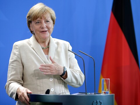 Bondskanselier Merkel: "Wir schaffen das."