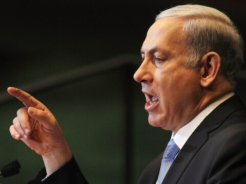 De Israëlische premier Benjamin Netanyahu.