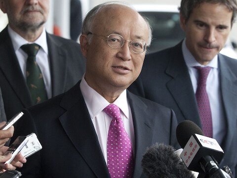 IAEA-topman Yukiya Amano.