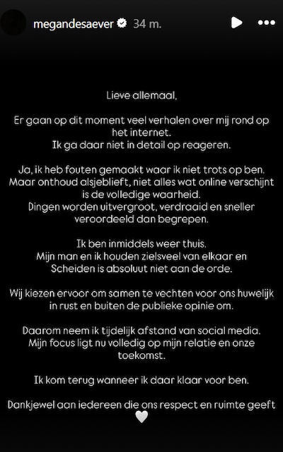 KIJK. Terwijl realityreeks waarin ze ontrouw pleeg